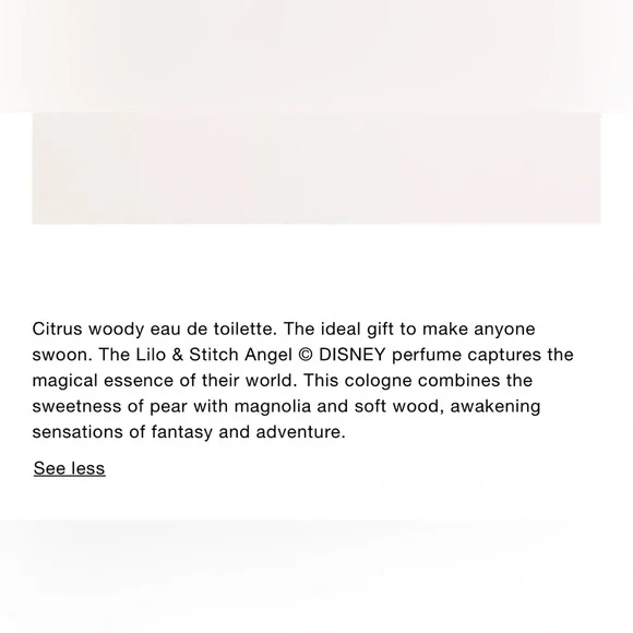 Zara NWT Lilo & Stitch Disney kids unisex fragrance perfume- brand new in box - Picture 3 of 4